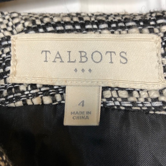 Talbots Tweed Pencil Skirt Size 4 - Picture 6 of 6